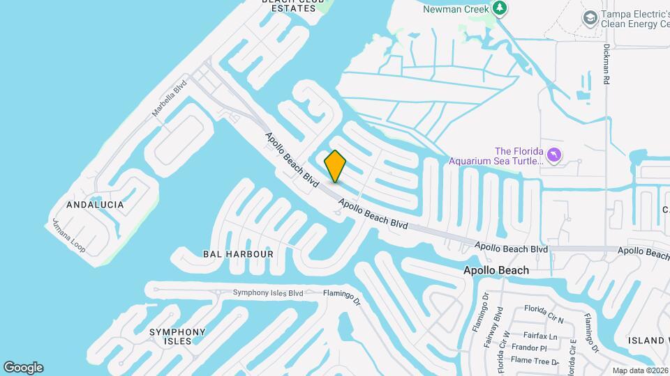 1021 Apollo Beach Blvd Map and Location Details
