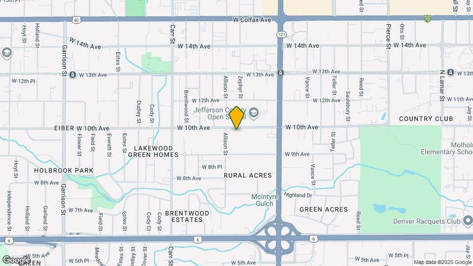 7930 W 10th Ave Map and Location Details