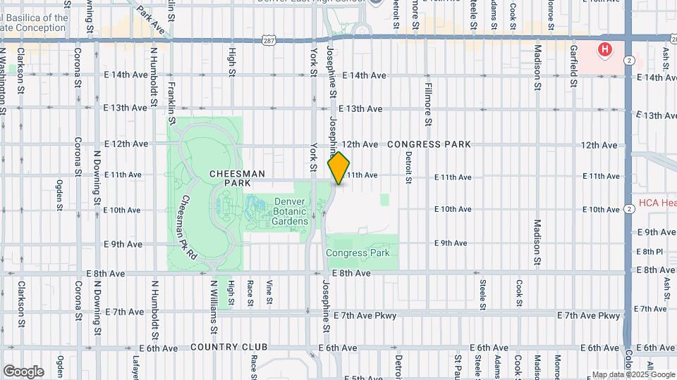 1048 Josephine St Map and Location Details