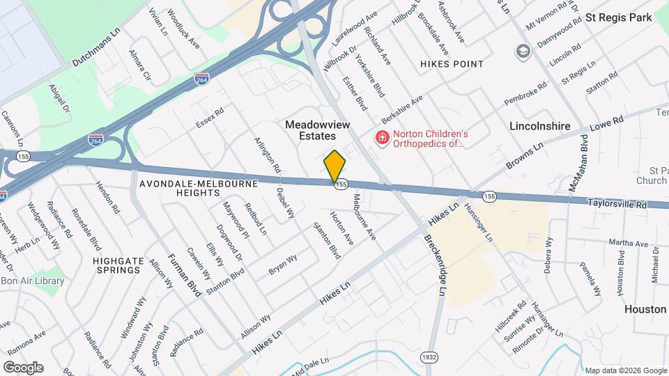 3814 Taylorsville Rd Map and Location Details