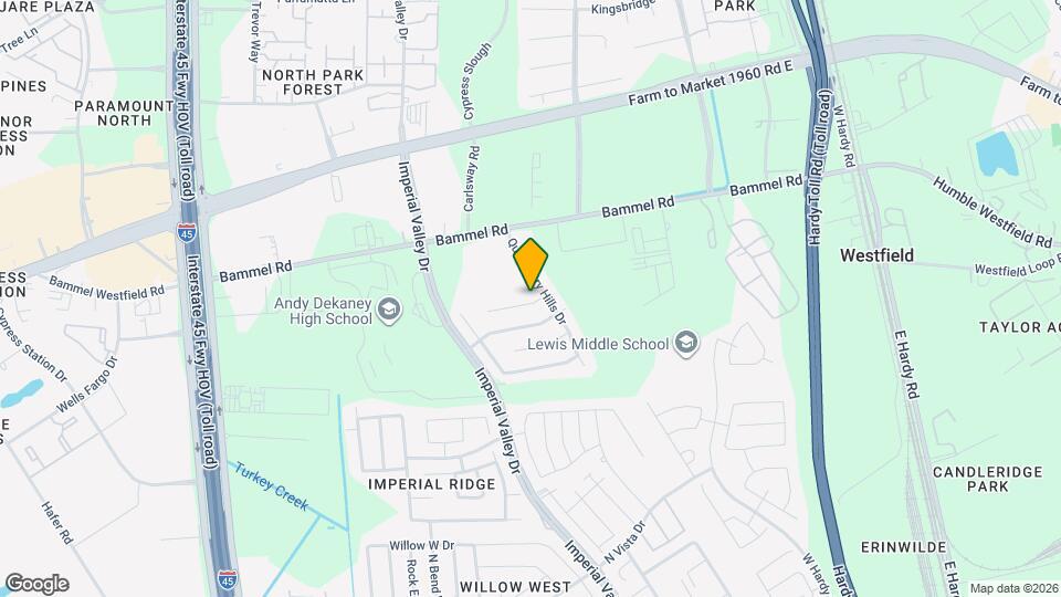 1023 Redcrest Springs Ct Map and Location Details