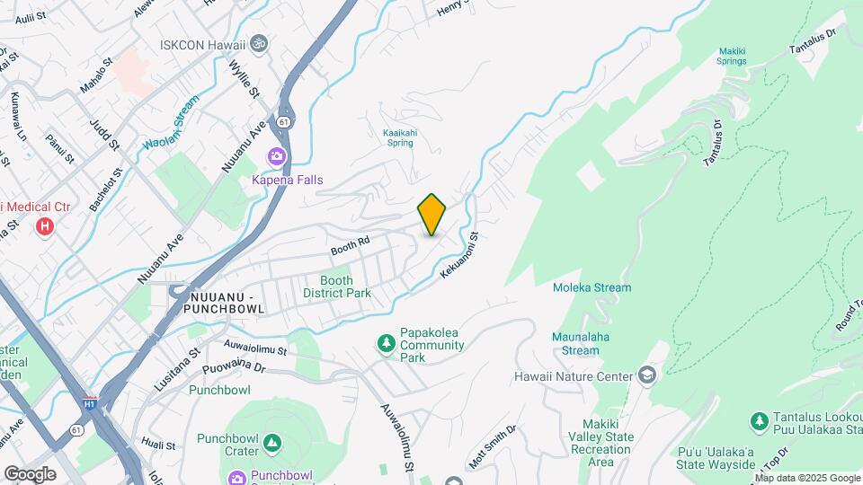 2584 Pauoa Rd Map and Location Details