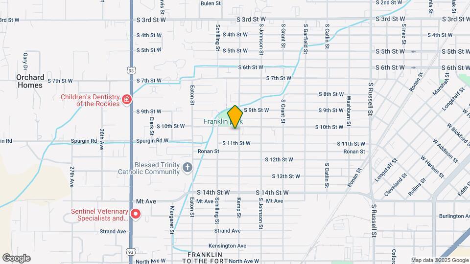 2101 S 10th St W, Unit Big House Mapa y Detalles de la Ubicación