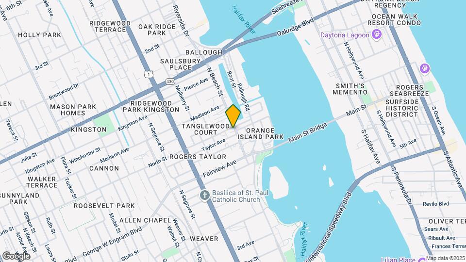 552 N Beach St Map and Location Details