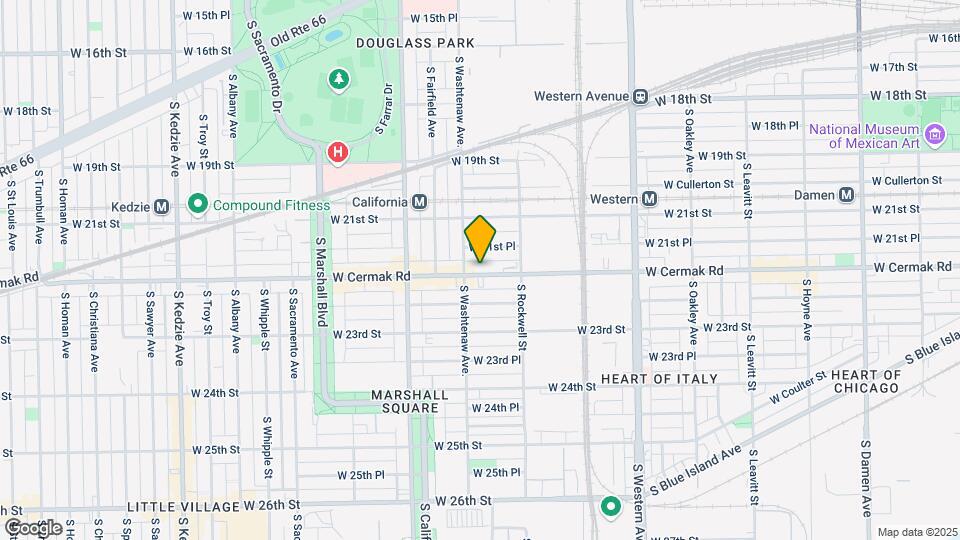2644 W Cermak Rd Mapa y Detalles de la Ubicación