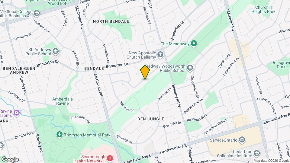 61 Jarwick Dr Map and Location Details