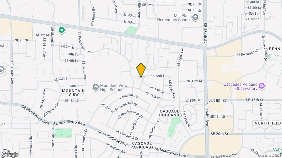 1302 SE 155th Ave Map and Location Details