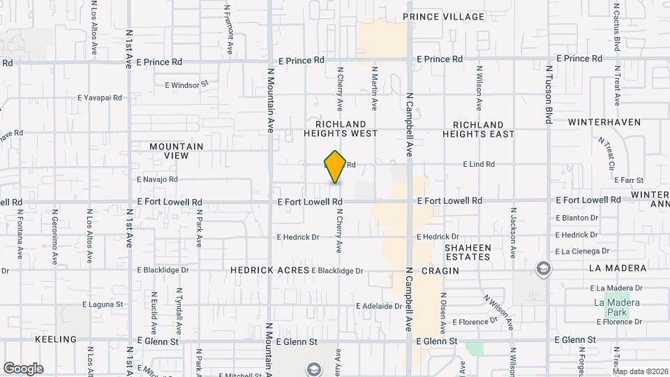 3215 N Cherry Ave Map and Location Details