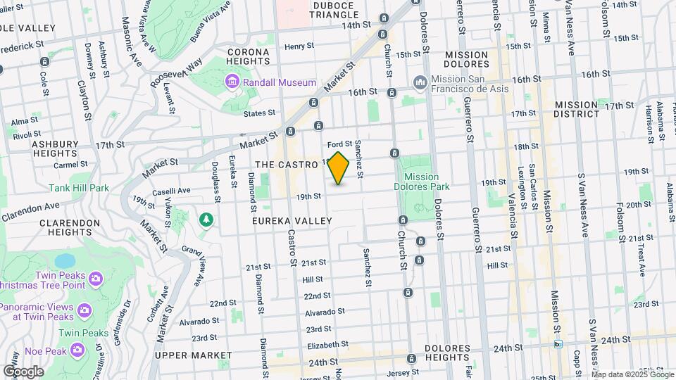 3970-3972 19th St Map and Location Details