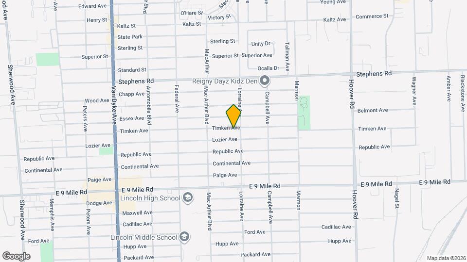 8716 Timken Ave Map and Location Details