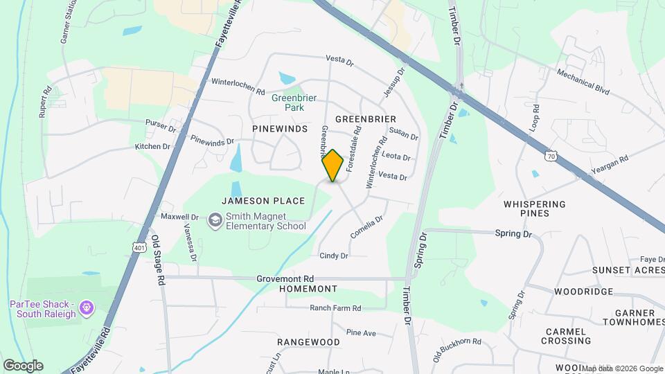 4814 Greenbrier Rd Map and Location Details