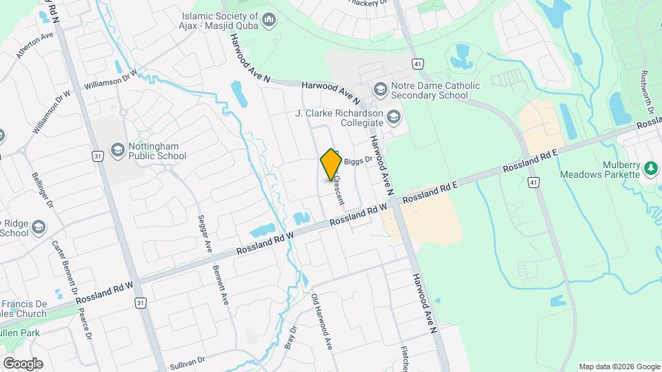107 Dooley Crescent Map and Location Details