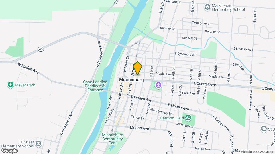 209 N 2nd St Map and Location Details