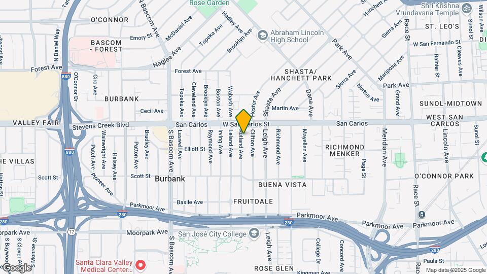 350 Rutland Ave Mapa y Detalles de la Ubicación