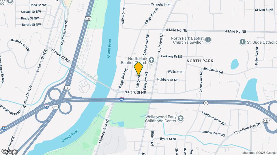 3302 College Ave NE Map and Location Details