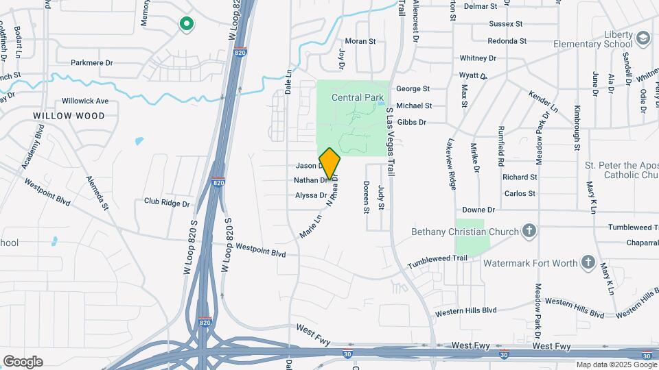 9105 Nathan Dr Map and Location Details