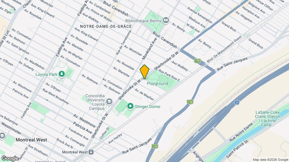 6874 Sherbrooke Rue O Map and Location Details