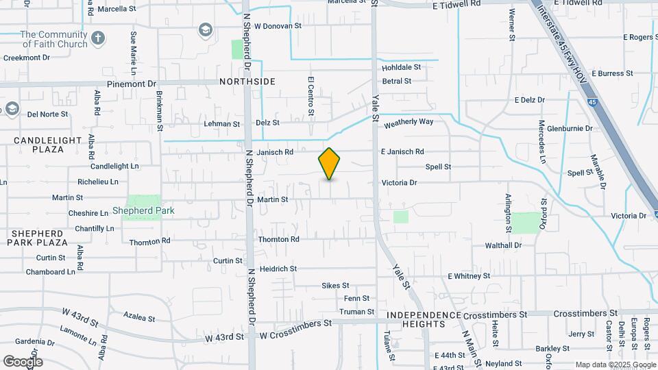 4817 Martin Oaks Ln Map and Location Details