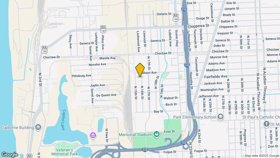 2107 N 16th St Map and Location Details