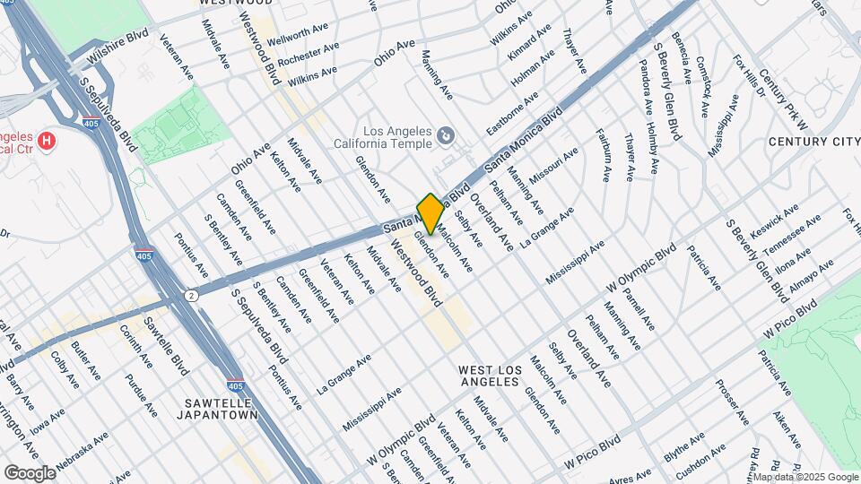 1836 Glendon Ave Map and Location Details
