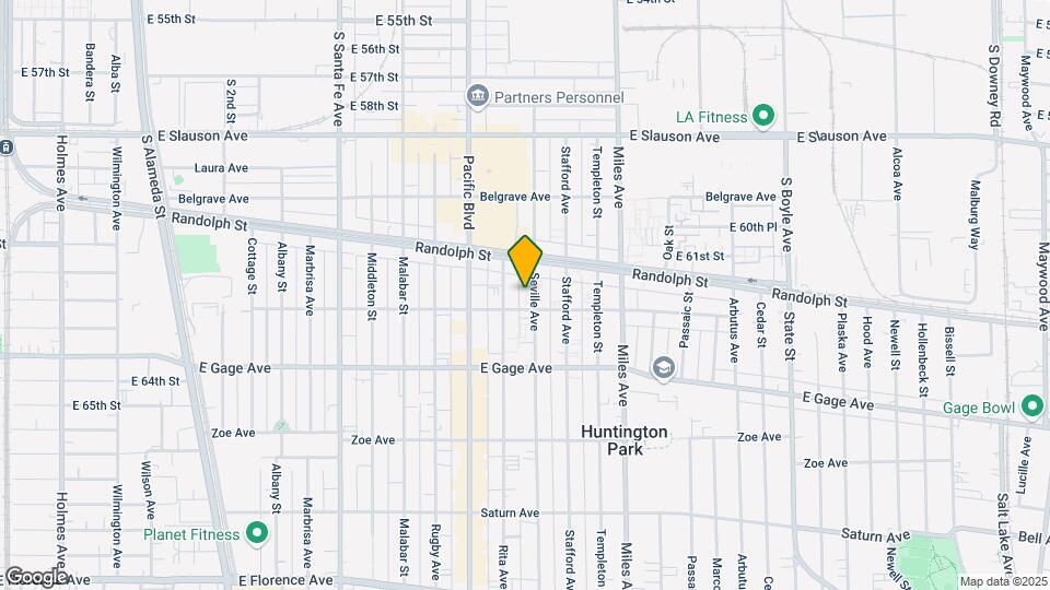 6211 Seville Ave Map and Location Details