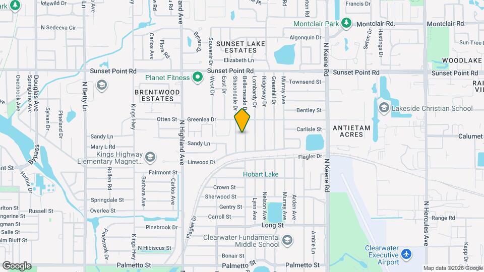 1732 Bellemeade Dr Map and Location Details