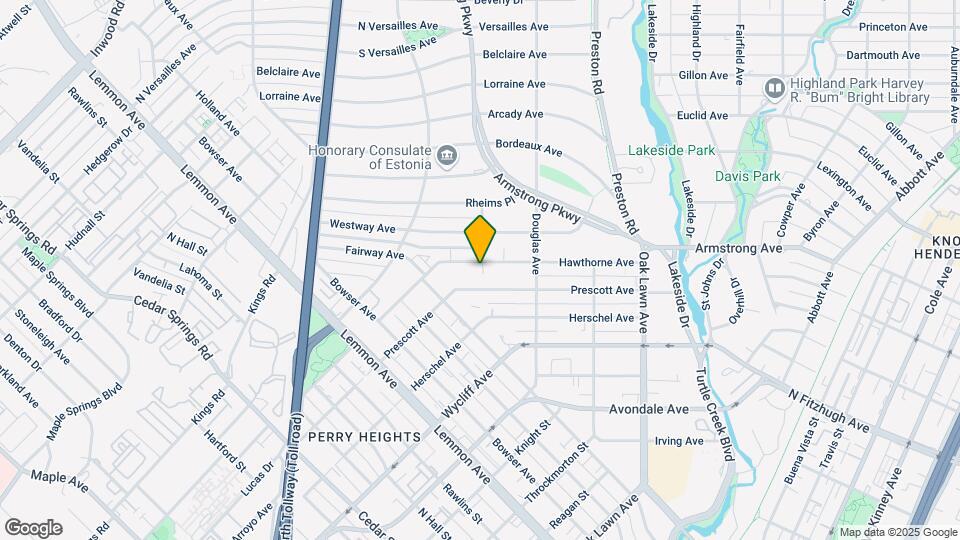 3940 Hawthorne Ave Map and Location Details