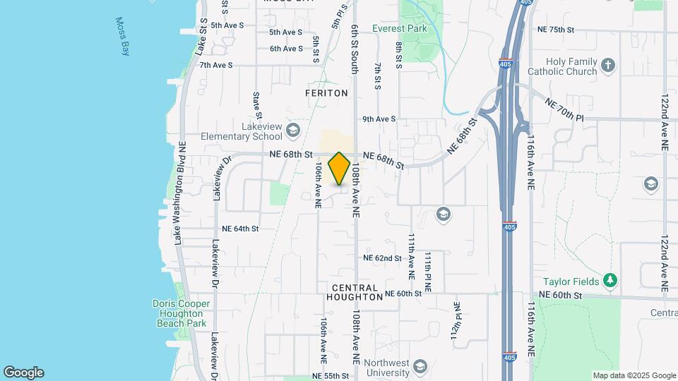 10723 NE 65th Ln Map and Location Details