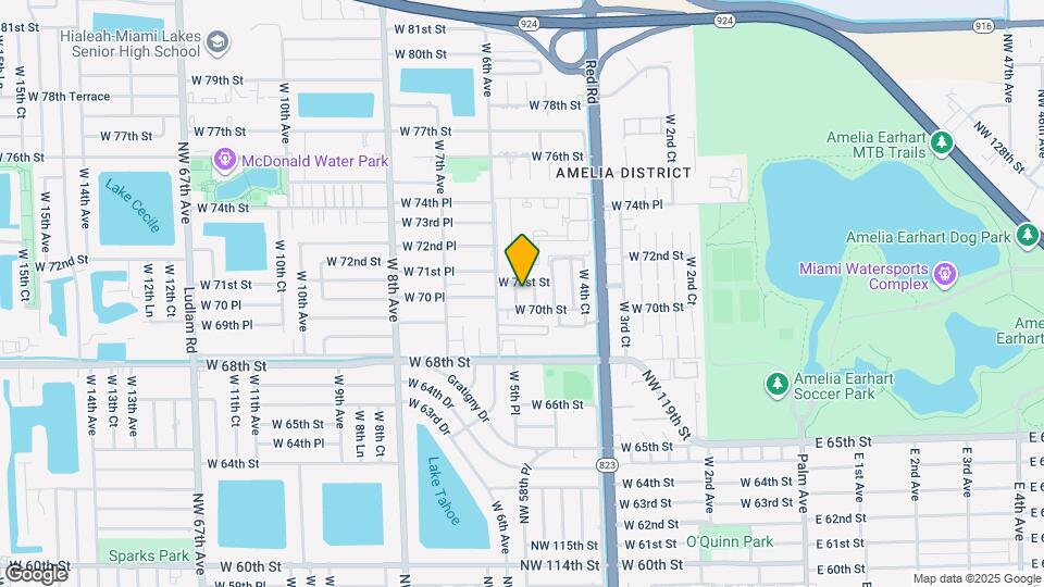 7063 W 5th Ct, Unit A3 Map and Location Details