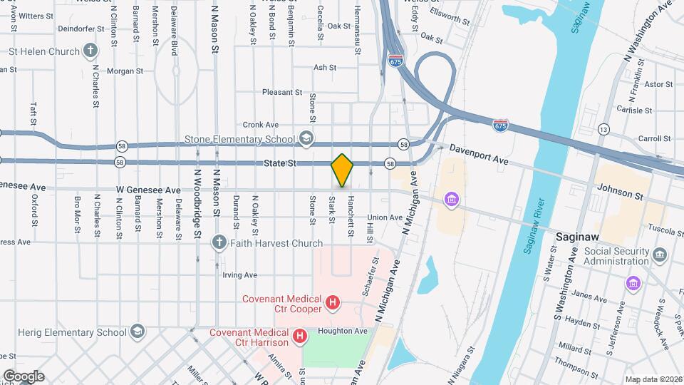 815 W Genesee Ave Map and Location Details