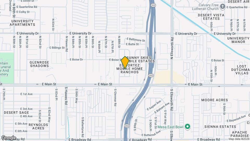 113 N 88th Pl Map and Location Details