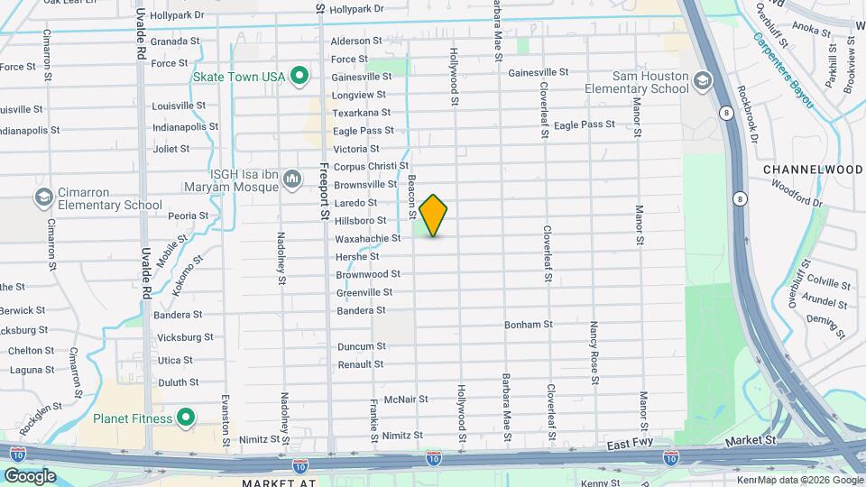 14126 Waxahachie St Map and Location Details
