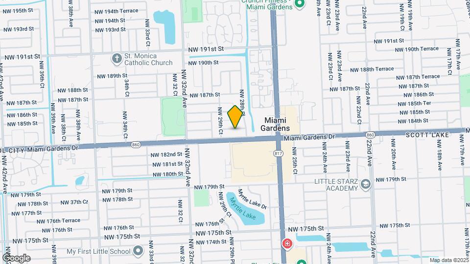 2860 NW 184th St Map and Location Details