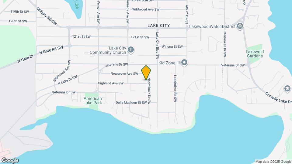 8709 Highland Ave SW Mapa y Detalles de la Ubicación