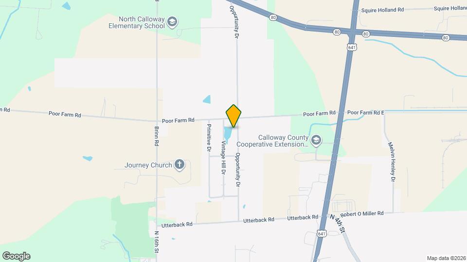 2213 Opportunity Dr Map and Location Details