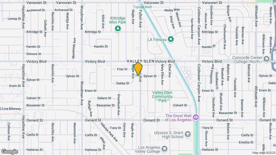 6255 Fulton Ave Map and Location Details