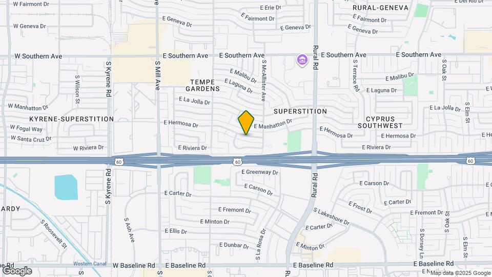 517 E Hermosa Dr Map and Location Details