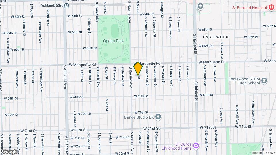 6750 S May St Map and Location Details