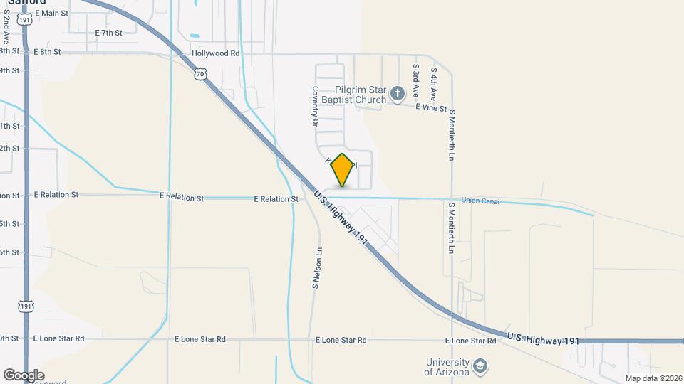 1581 Copper Canyon Dr Map and Location Details