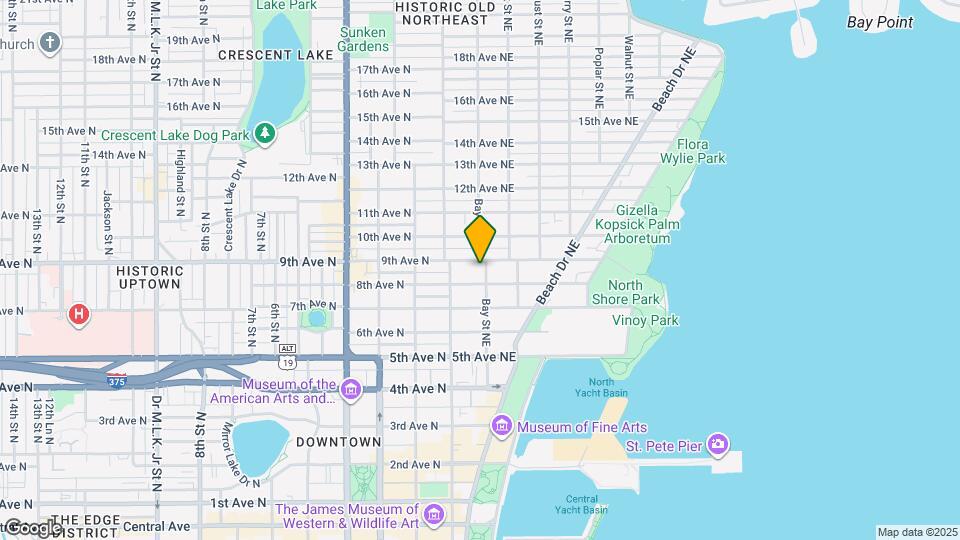 832 Bay St NE Map and Location Details