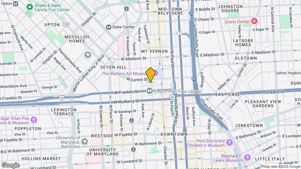 504 Cathedral St Mapa y Detalles de la Ubicación
