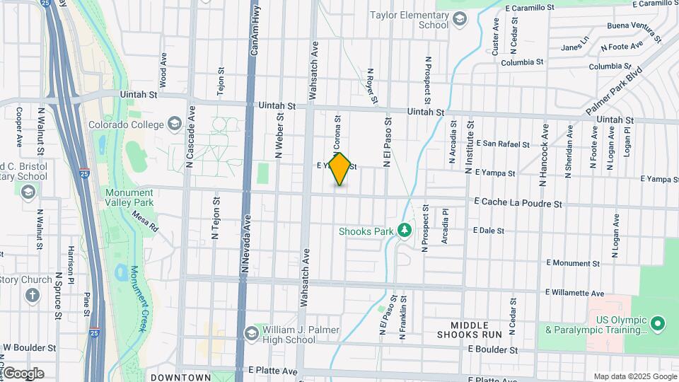 903 N Corona St Map and Location Details