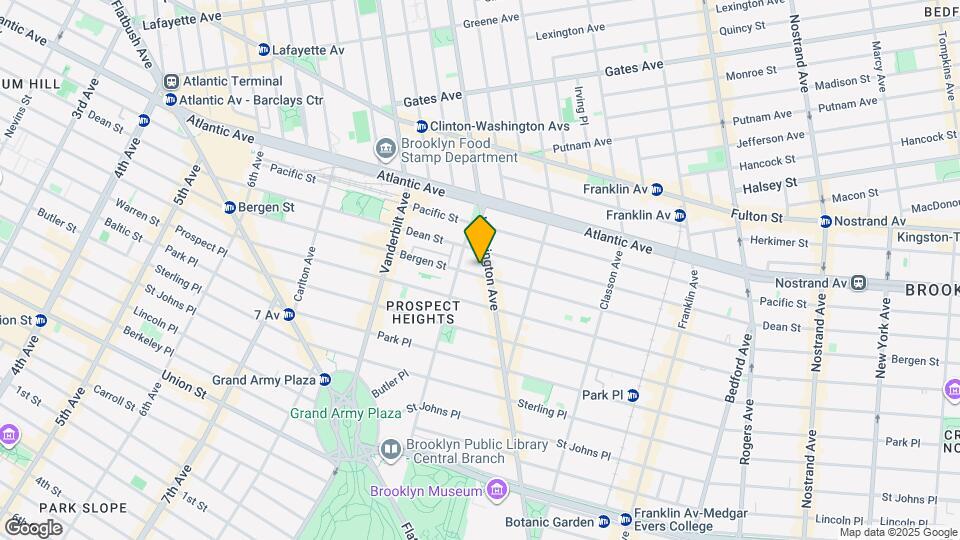 737 Bergen St Mapa y Detalles de la Ubicación