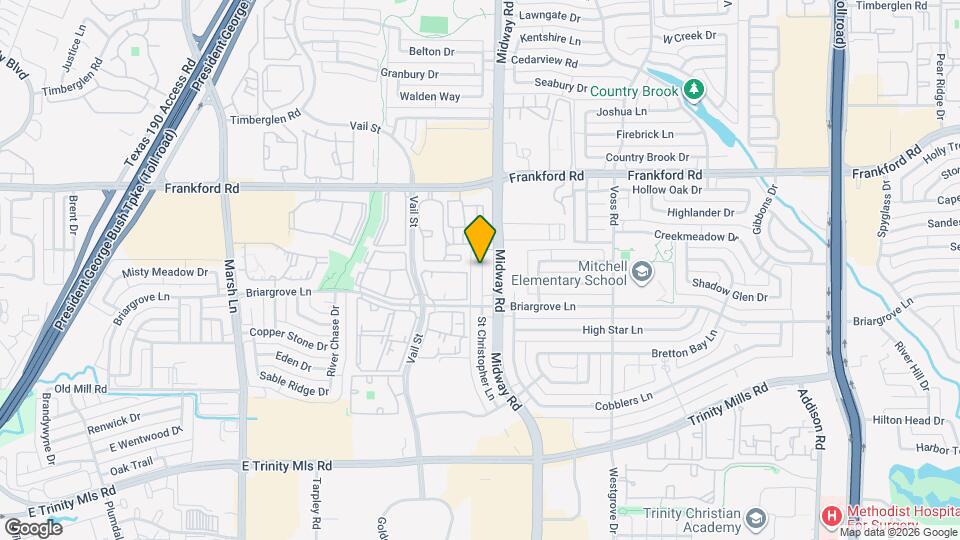 3912 St Christopher Ln Map and Location Details