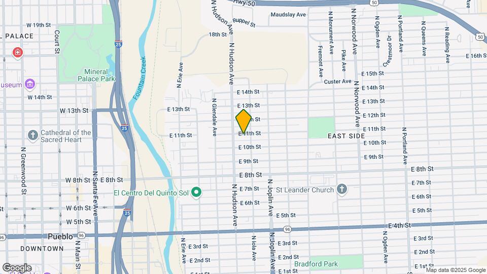 910 E 11th St Map and Location Details