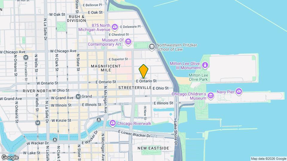 342 E Ontario St Mapa y Detalles de la Ubicación