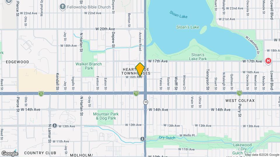 5256 W 16th Ave Map and Location Details