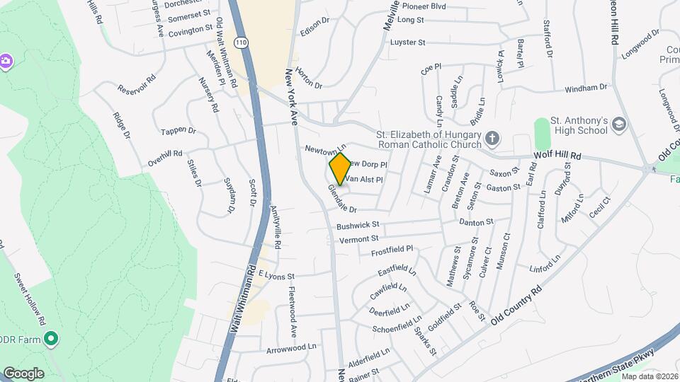 14 Glendale Dr Map and Location Details