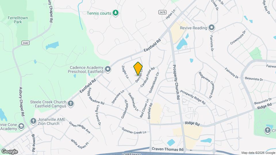 12515 Dervish Ln Mapa y Detalles de la Ubicación