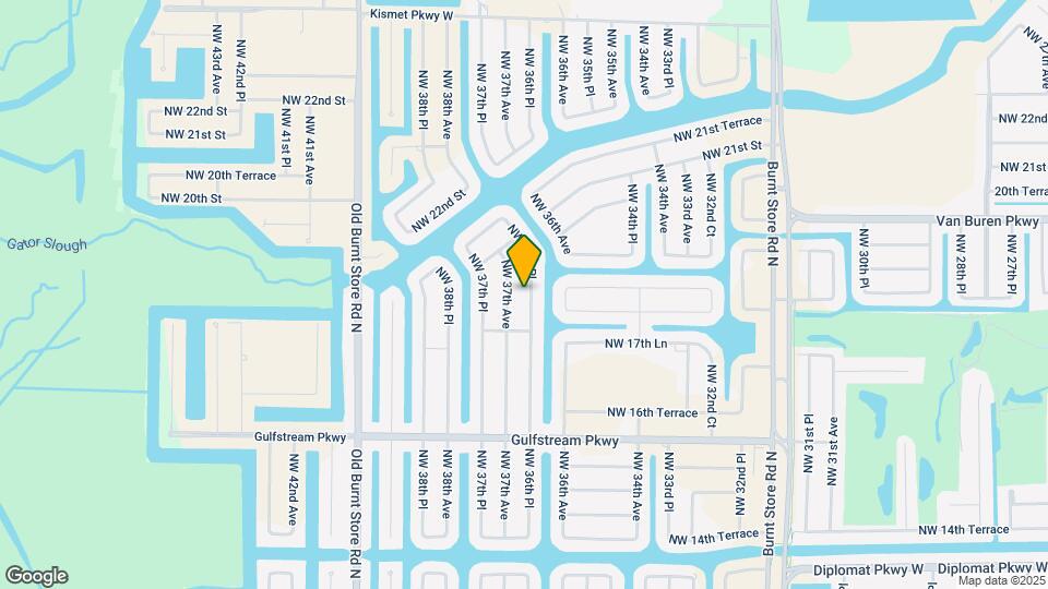 1820 NW 36th Pl Map and Location Details